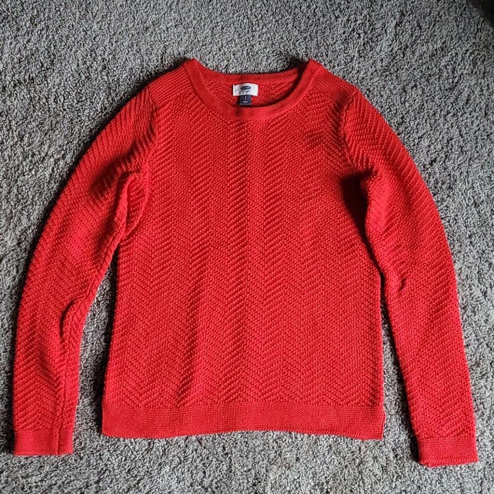 Red Sweater from Old Navy